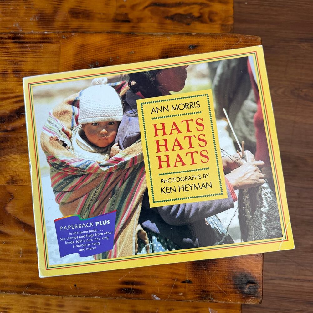 Vintage 1997 Hats Hats Hats Paperback Book